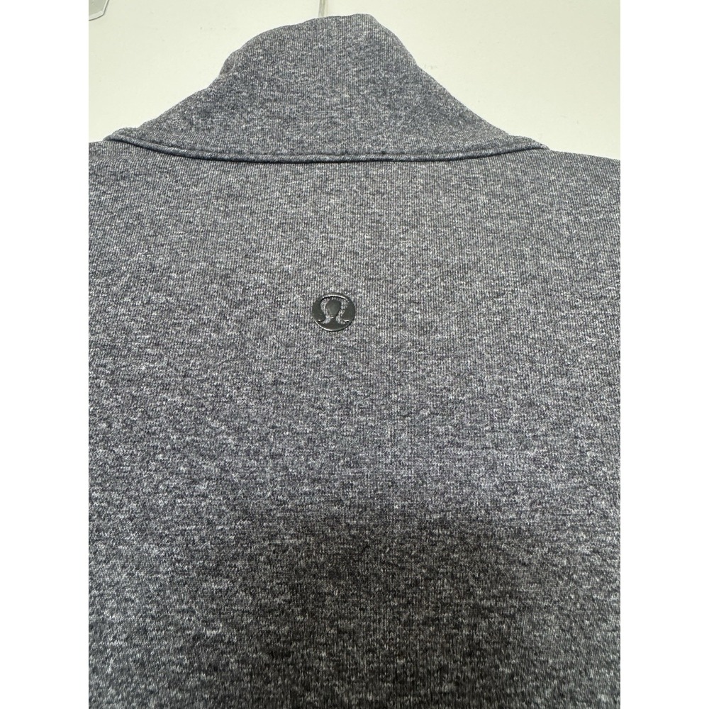 Lululemon Jacket Men M Gray/Black Full Zip Stretch Zip Pockets Pre-Owned Casual - Picture 10 of 10